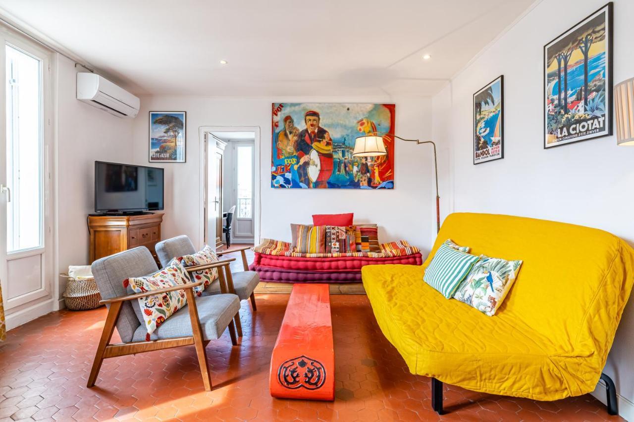 Balcon Filant, Vue 180, Store, Netflix, Clim ,Ascenseur, T2, Acces Avec Code Apartman Marseille Kültér fotó